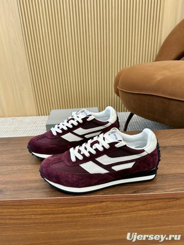 TOM FORD 2025 SS Fashion Casual Shoes with Classic Color Blocking and Imported Leather Insole - AS00350