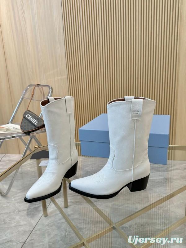Prada Classic Pointed Toe Boots - LY00370/LY00440