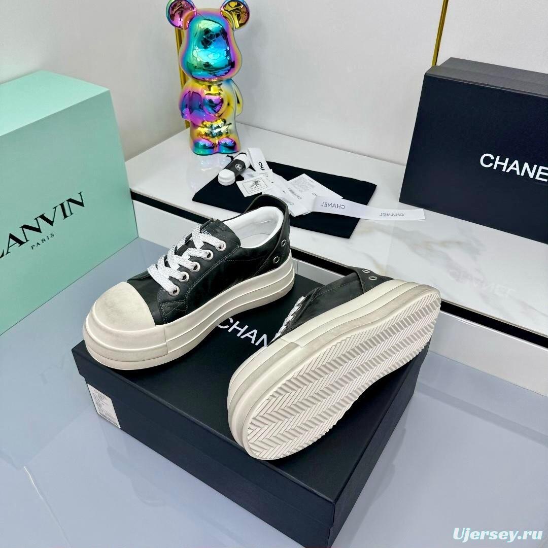 Chanel 2025 SS Panda Casual Sneakers Dirty Style - LY00330