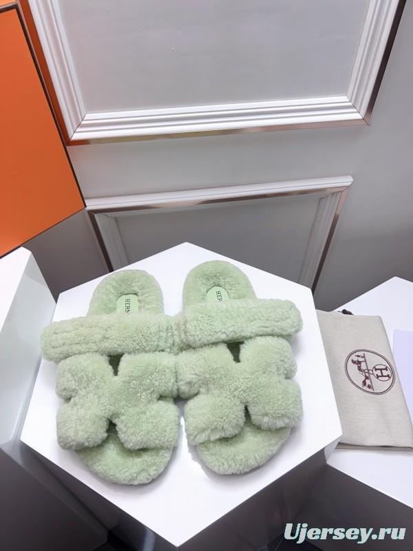 H ERLING Mao Slippers 2025 SS Collection Genuine Fur Comfort - LY00270