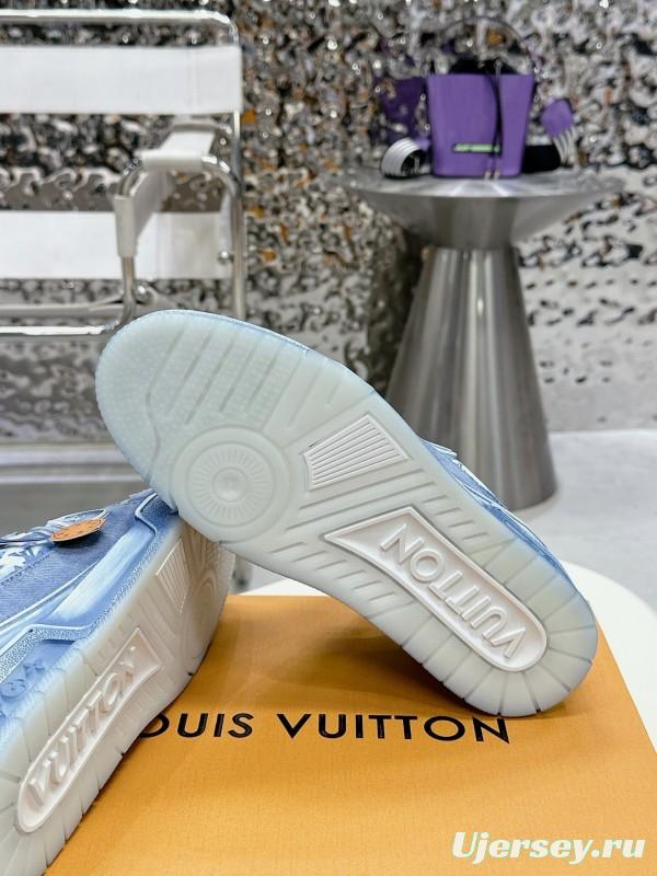 LV LV Trainer Basketball Series Washed Sneakers - LY00430