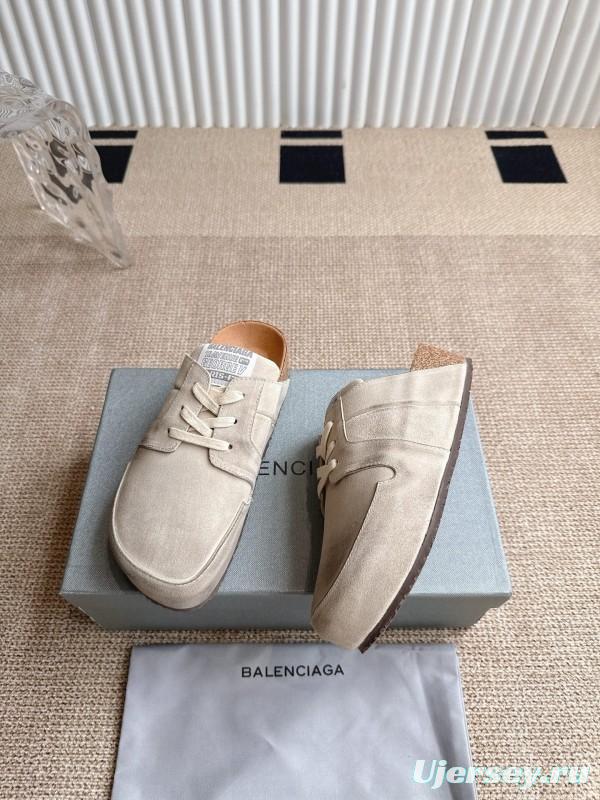 Balenciaga Birkenstock Boston Soft Footbed Platform Sandals - AS00260