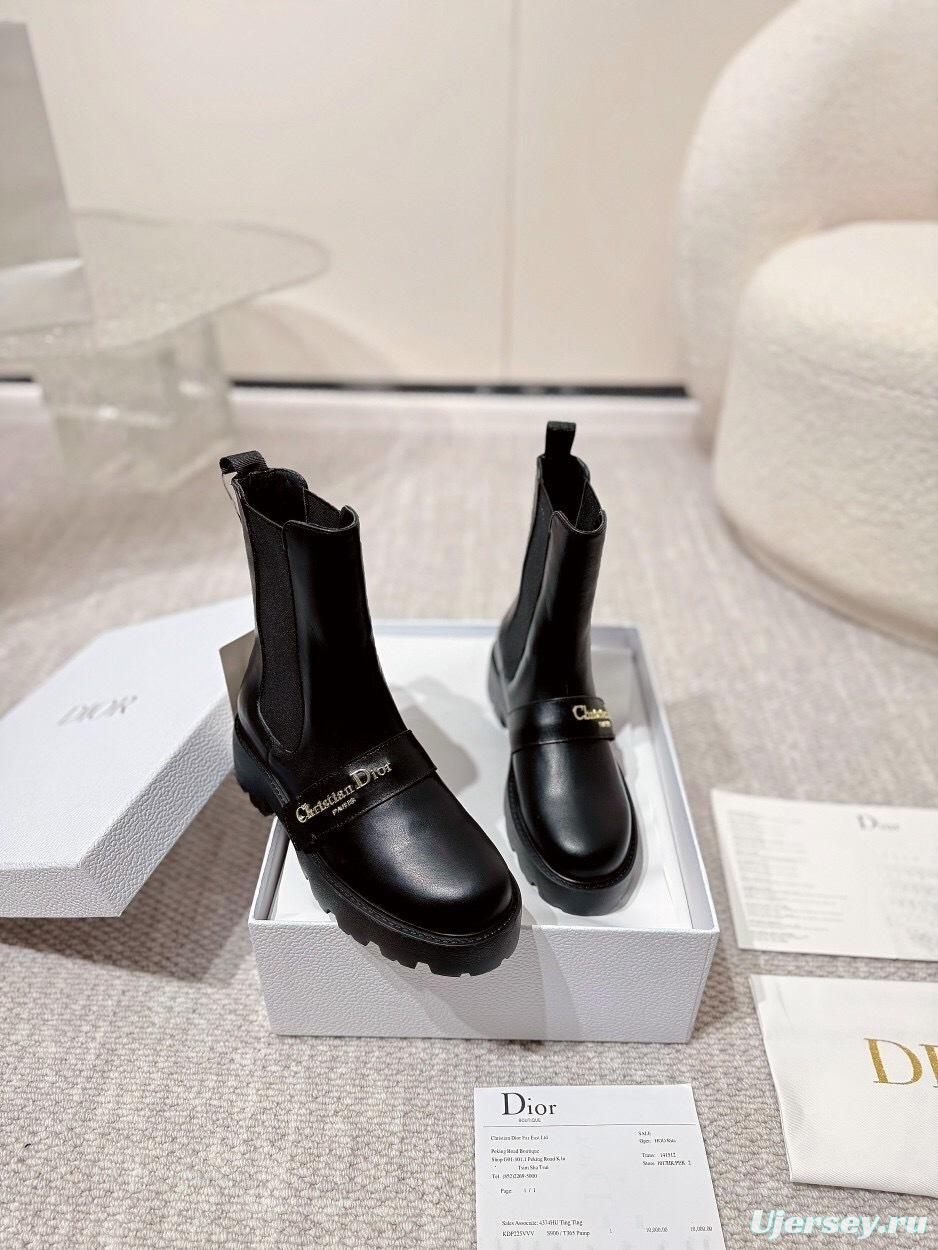 DIOR CHRONO Slip-On Motorcycle Boots - LY00340