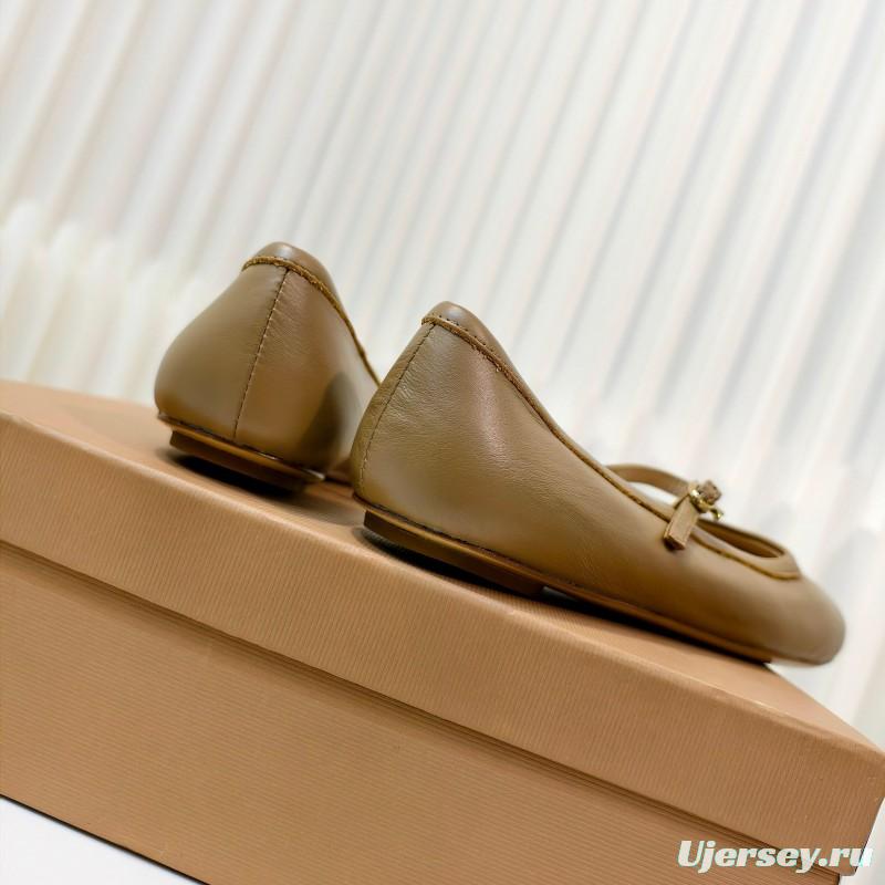 Gianvito Rossi Bohemian Style Flat Ballet Shoes - LY00310