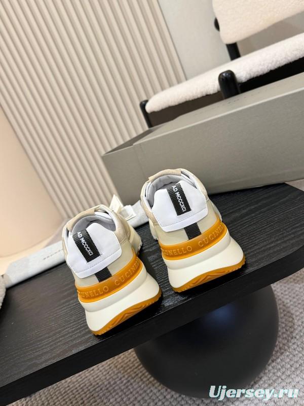 Brunello Cucinelli Casual Sneakers with Seasonal Colors and Leather Lining - KFY00320