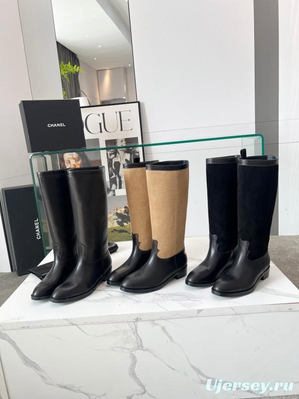 Adidas 2025 SS Suede Patchwork Chelsea Riding Boots Western Cowboy Boots - ModelX