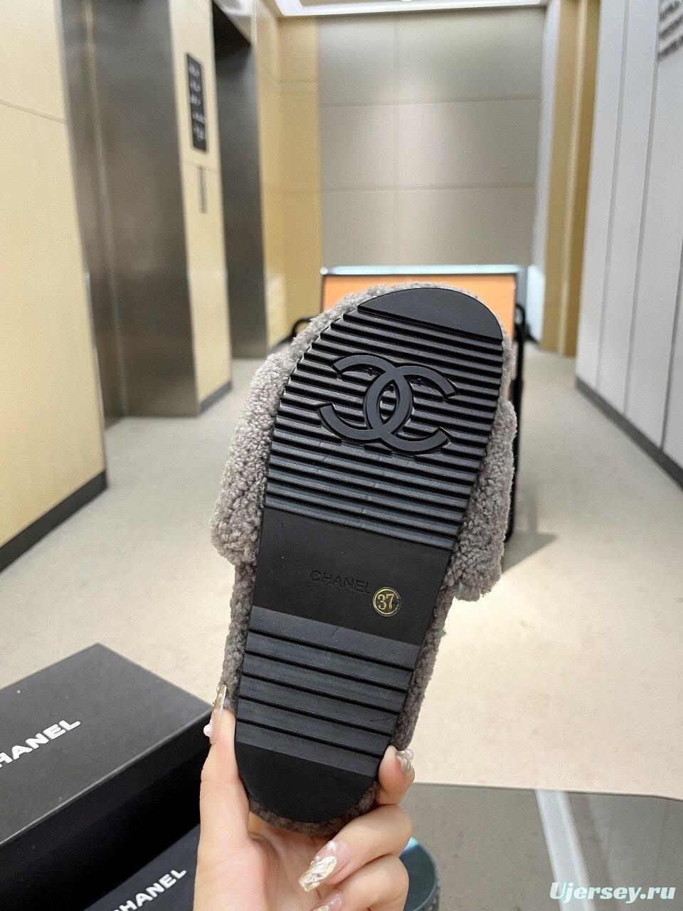 Chanel 2025 SS New Wool Slippers Soft Fine Wool - LY00280