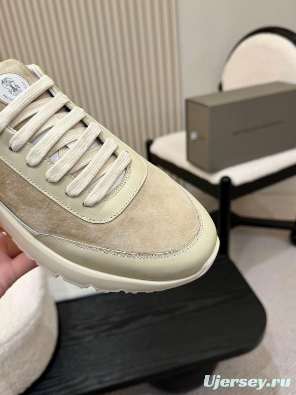 Brunello Cucinelli Casual Sneakers with Seasonal Colors and Leather Lining - KFY00320