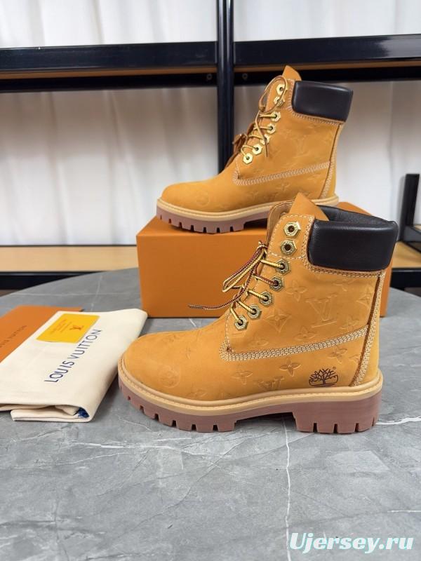 Timberland LV x Timberland Collaboration Monogram Ankle Boots - LY00380