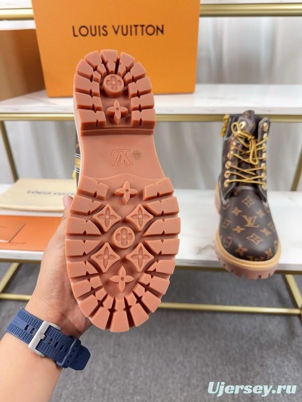 Timberland 6-Inch Monogram Ankle Boots Water-Resistant Suede Collaboration Edition - LY00380