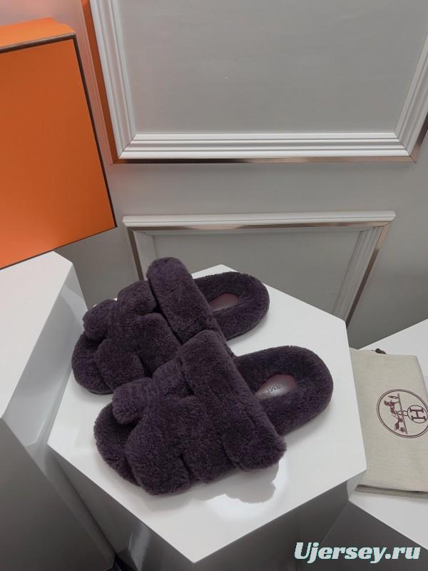 H ERLING Mao Slippers 2025 SS Collection Genuine Fur Comfort - LY00270