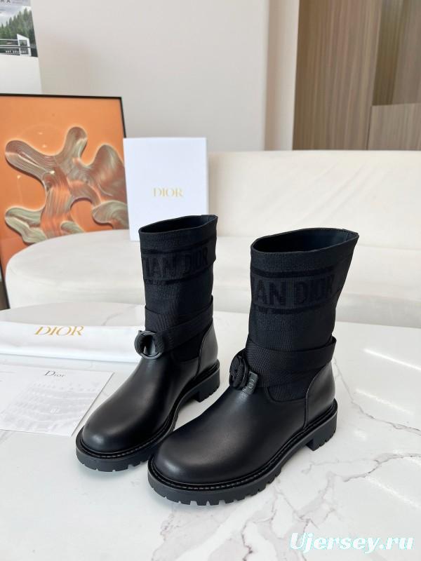 Dior 2025/SS Autumn Winter Boots Retro Work Boots Slip-On - LY00320