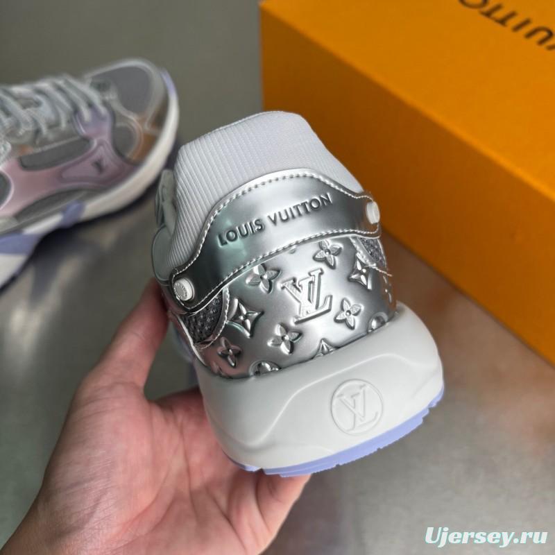 L v Olympia Round Toe Lace-Up Low Top Casual Lifestyle Shoes - YC