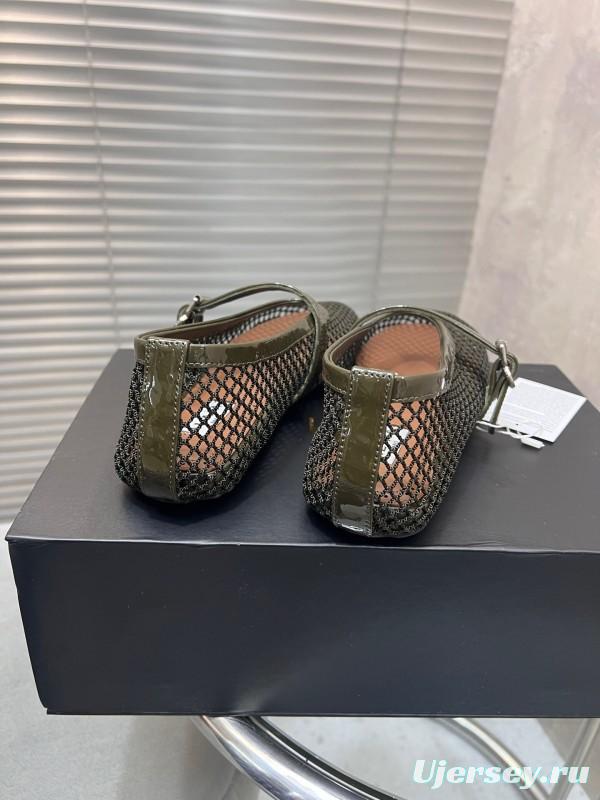 ALAIA 2025/SS New Color Mesh Flat Sandals Slippers - KFY00270