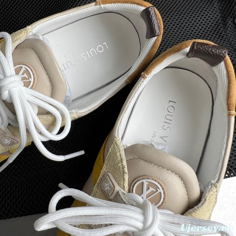 Lv Sneakerina 2025 SS Ballet Round Toe Lace-Up Low Top Lifestyle Casual Shoes - YC