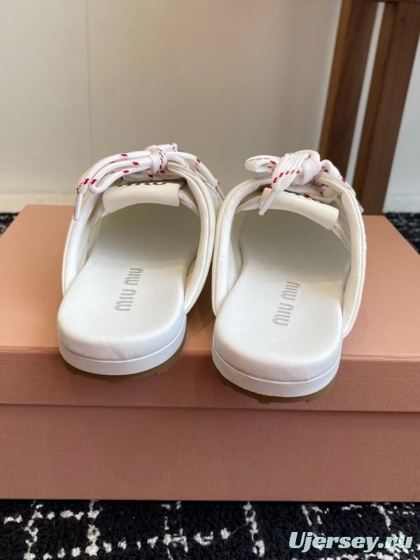 MiuMiu 2025 SS Early Spring Slip-On Trainer Loafer - KFY00295