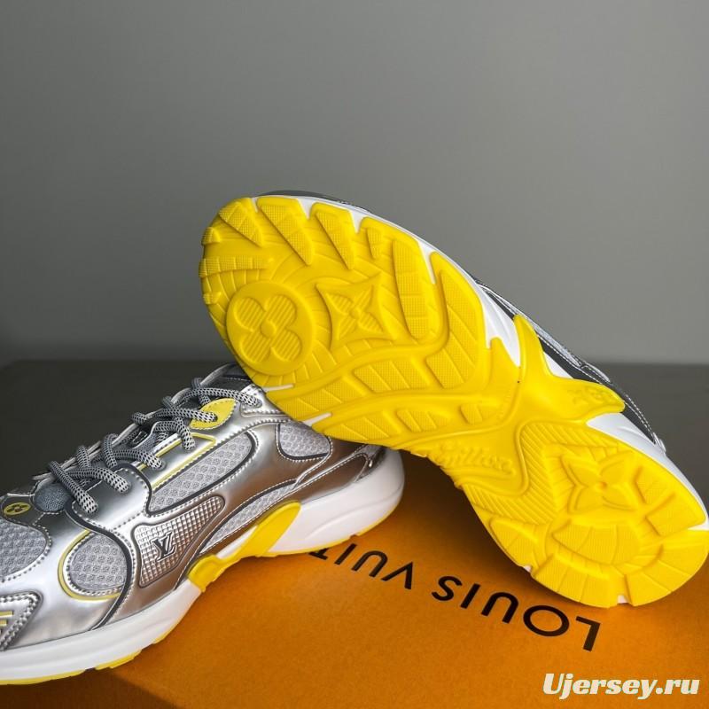 L v Olympia Round Toe Lace-Up Low Top Casual Lifestyle Shoes - YC