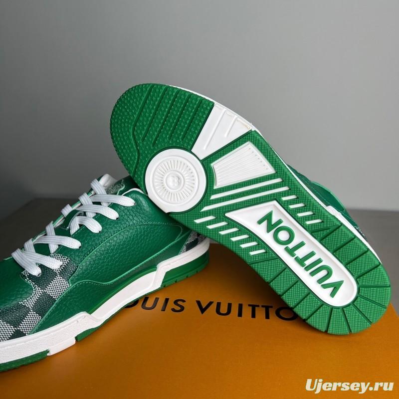Louis Vuitton Signature Logo Casual Shoes with Imported Calfskin - YC
