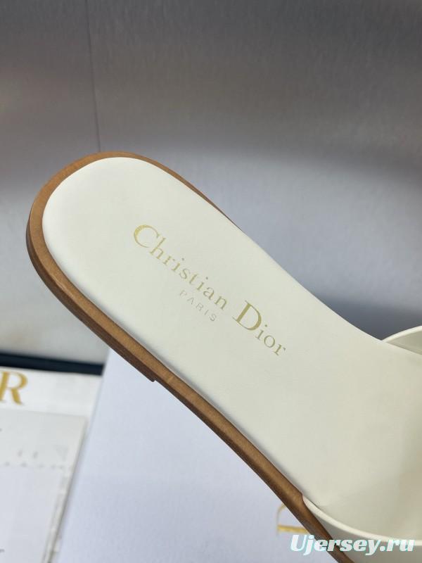 Dior D-Club Jelly Color Hollow Layered Cross Strap Women's Sandals - KFY00280