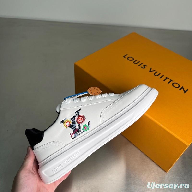 Lv Beverly Hills Low Top Fashion Sneakers Unisex Couple - YC