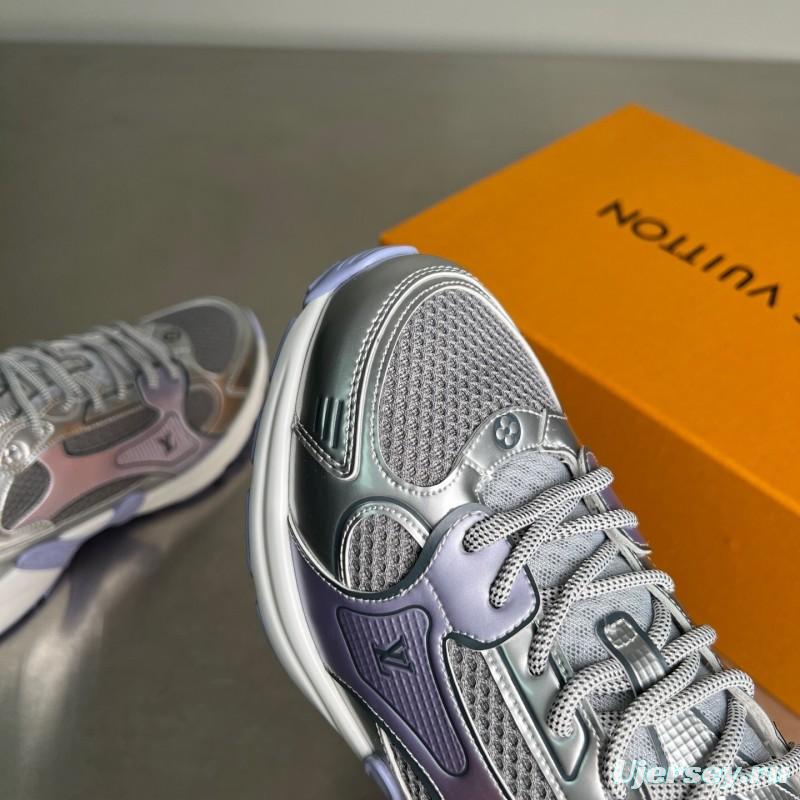 L v Olympia Round Toe Lace-Up Low Top Casual Lifestyle Shoes - YC