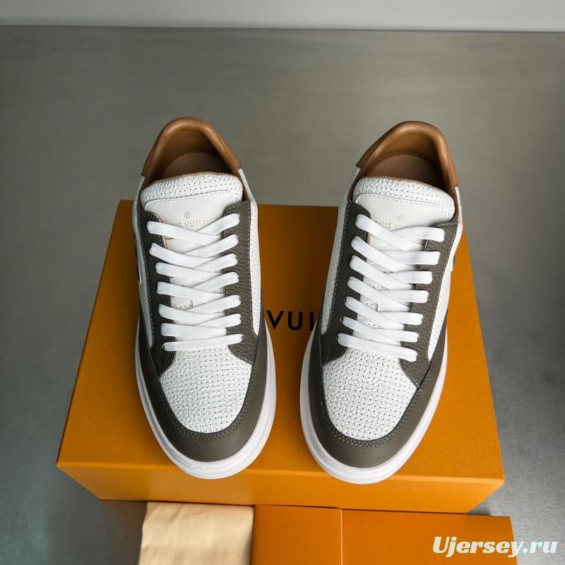 Lv Beverly Hills Low Top Fashion Sneakers Men's Shoes - YC