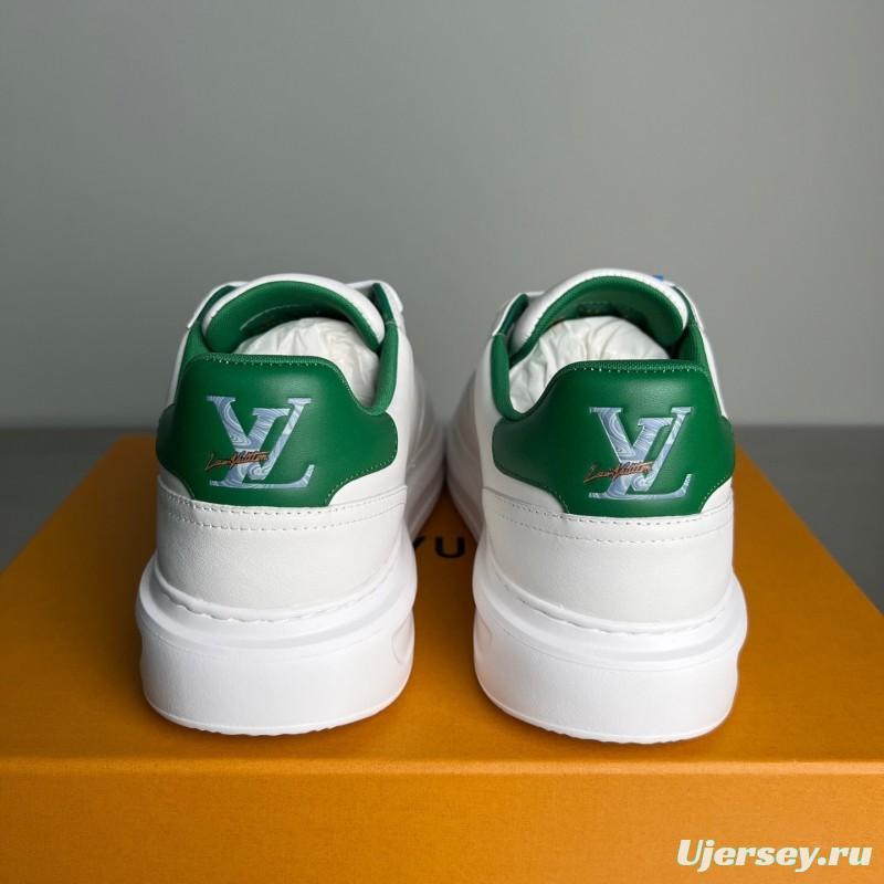 Louis Vuitton Beverly Hills Low-Top Fashion Sneakers Unisex Couple Style - YC