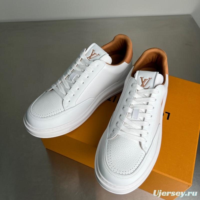 Louis Vuitton Beverly Hills Low-Top Fashion Sneakers Men's Shoes - YC