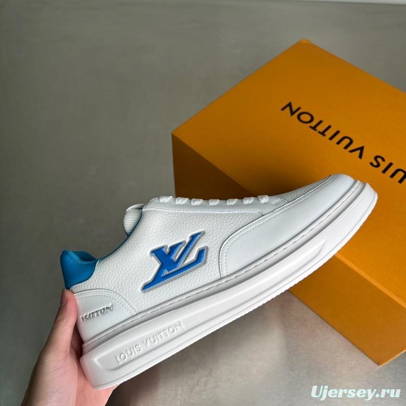 Louis Vuitton Beverly Hills Low-Top Fashion Sneakers Men's Shoes - YC