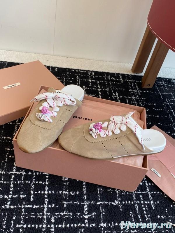 MiuMiu 2025 SS Slip-On Trainer Casual Shoe - KFY00295