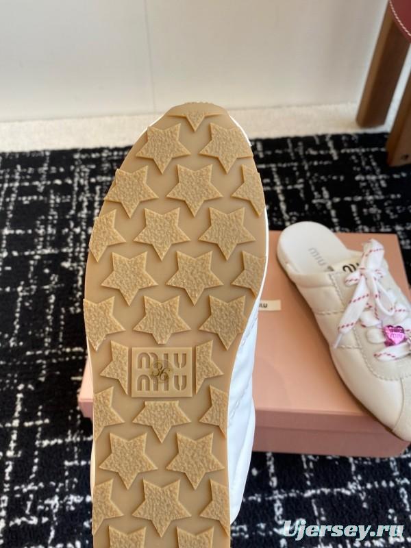 MiuMiu 2025 SS Early Spring Slip-On Trainer Loafer - KFY00295