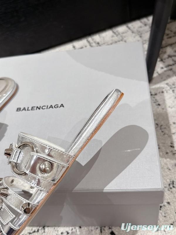 Balenciaga Cagole Metal Studs Sandals Series - KFY00260