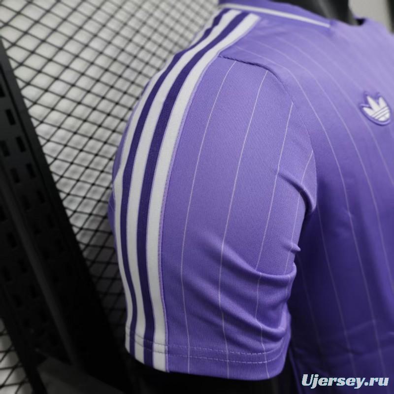 Player Version 25/26 Real Madrid Purple Adidas Original Jersey