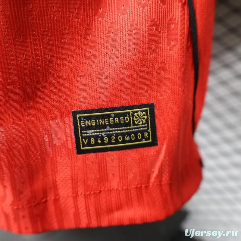 Player Version 2025 Canada Home Red Jersey