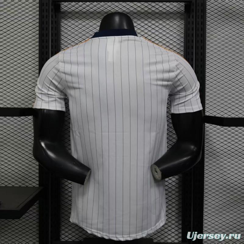 Player Version 25/26 AS Roma White Adidas Original Casual Jersey