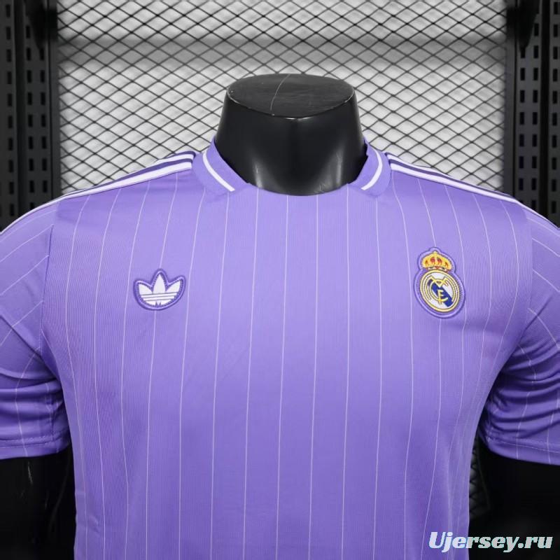 Player Version 25/26 Real Madrid Purple Adidas Original Jersey