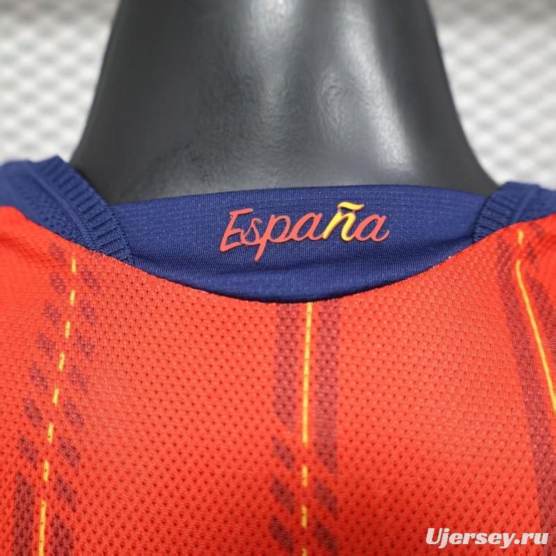 Player Version 2026 Spain Home Jersey