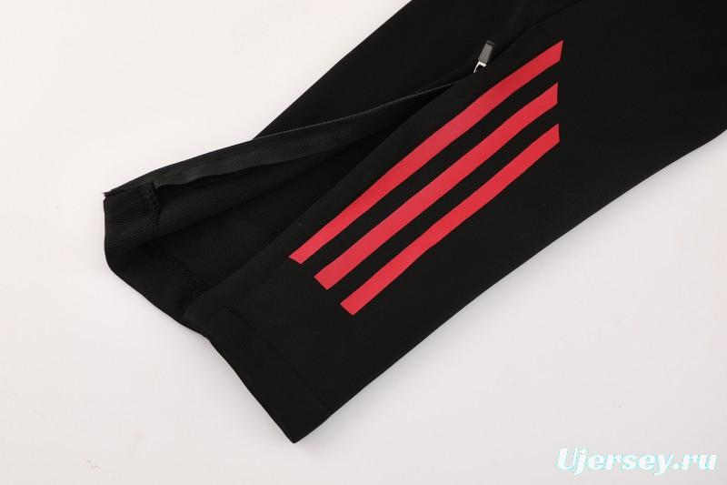 2025 Adidas Red Full Zipper Jacket+Long Pants