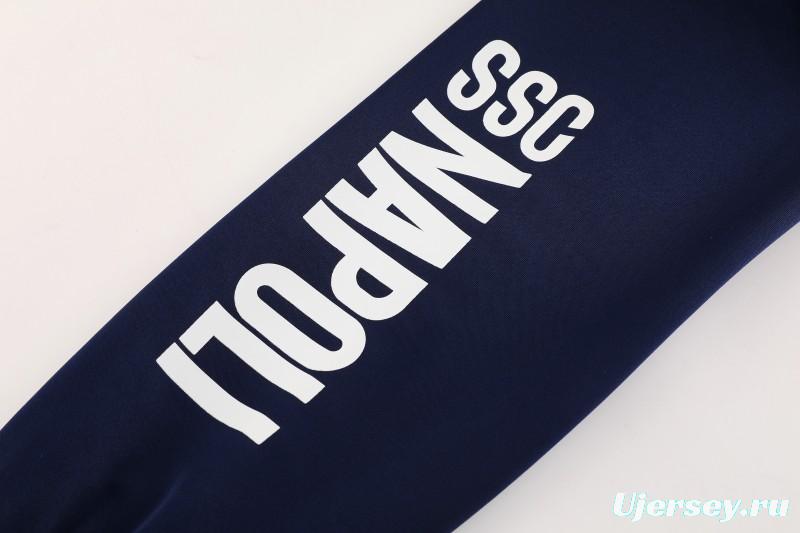 25/26 Napoli White Full Zipper Jacket+Long Pants