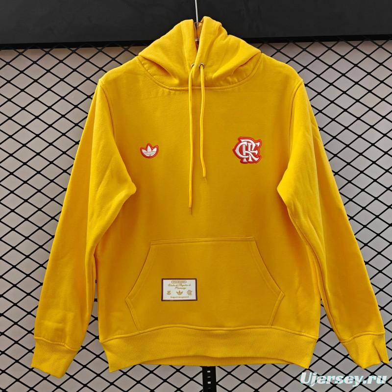 25/26 Flamengo Retro Embroidered Logo Hoodie 9 Colors