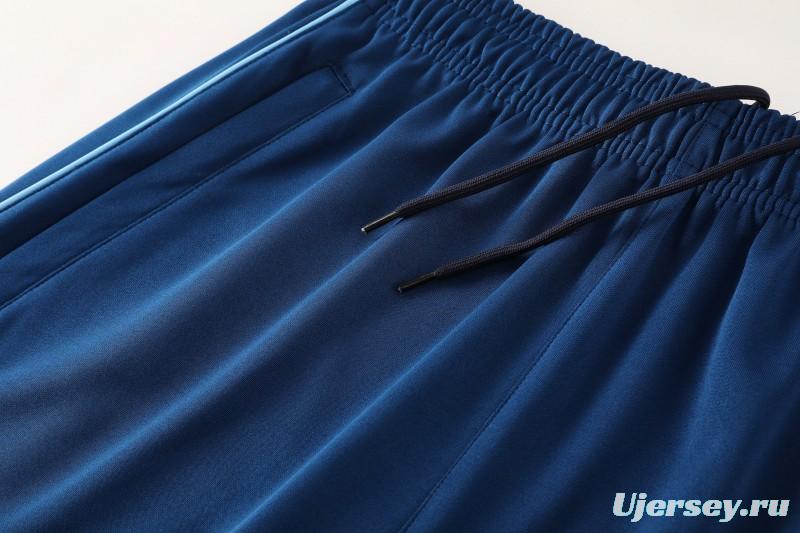 25/26  Adidas Navy Blue Full zipper Jacket Tracksuit+ long pants