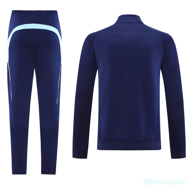 25/26 Ajax Amsterdam Navy Blue Full zipper Jacket Tracksuit+ long pants
