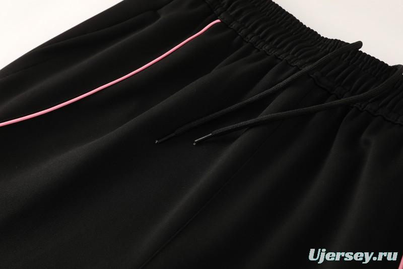 25/26  Juventus Black  Full zipper Jacket Tracksuit+ long pants