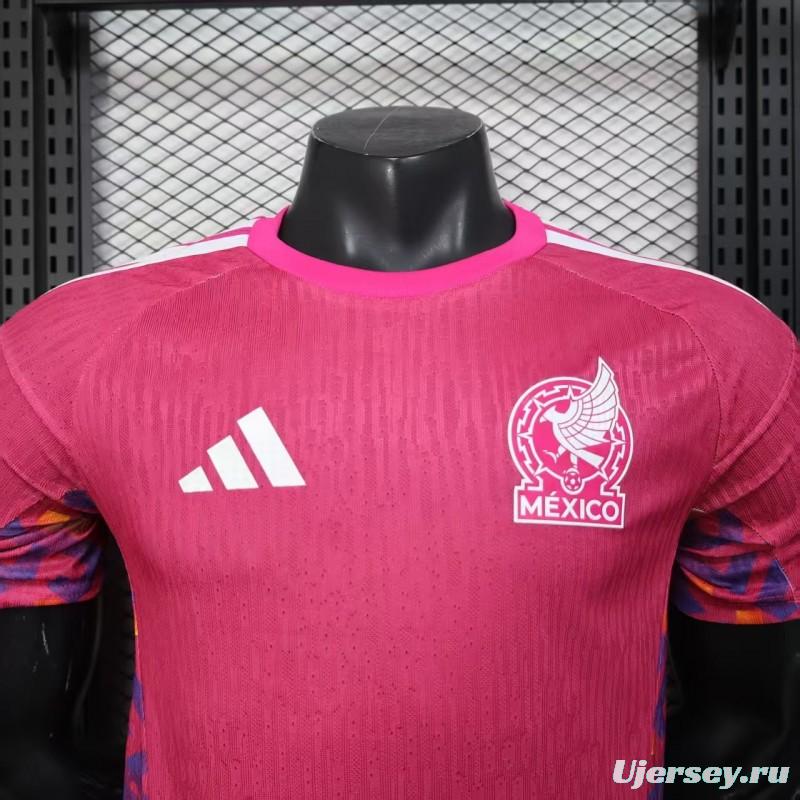 Player Version 2026 Mexico  Pink Training Jersey