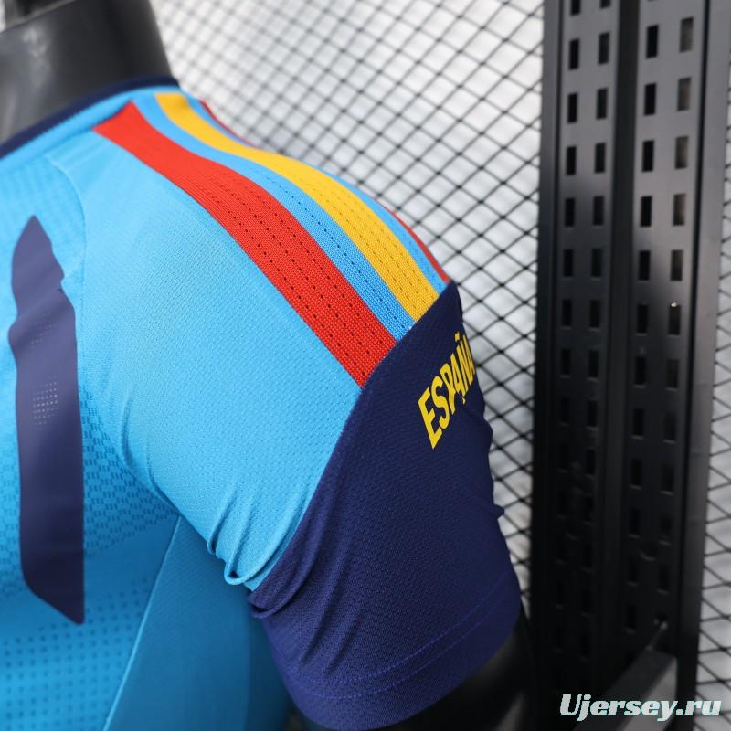 2026 Player Version  Spain  Sky Blue Training Jersey