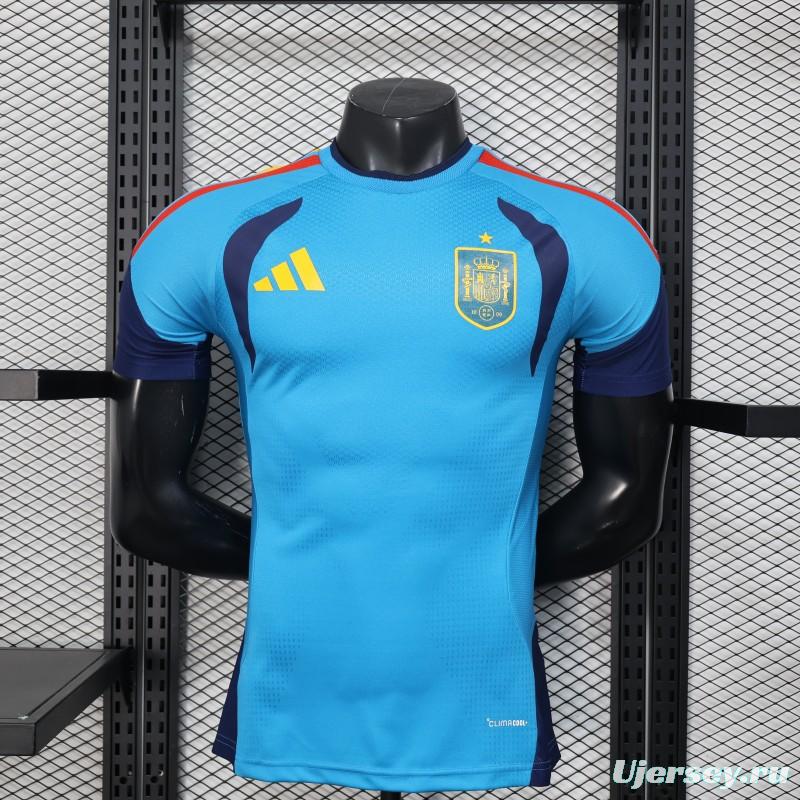 2026 Player Version  Spain  Sky Blue Training Jersey