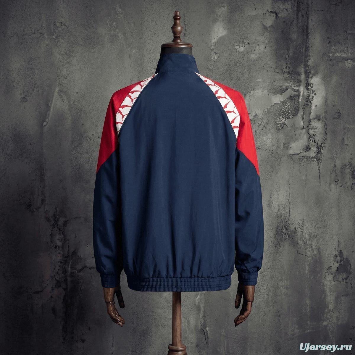 1996/97 Vintage Style Atletico Madrid Black Jacket Windbreaker