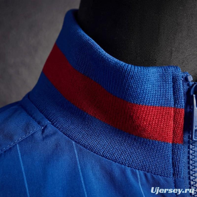 2026 Barcelona Blue Jacket Windbreaker