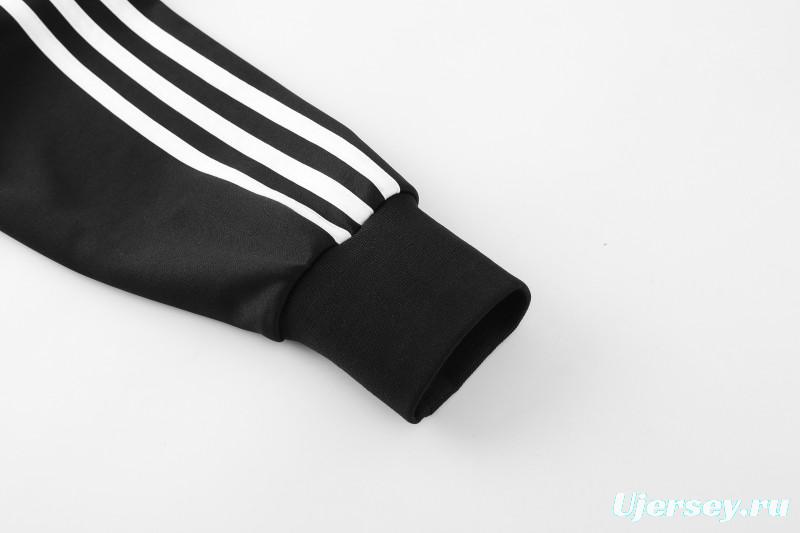 2026 Adidas Black Full Zipper Jacket + Long Pants