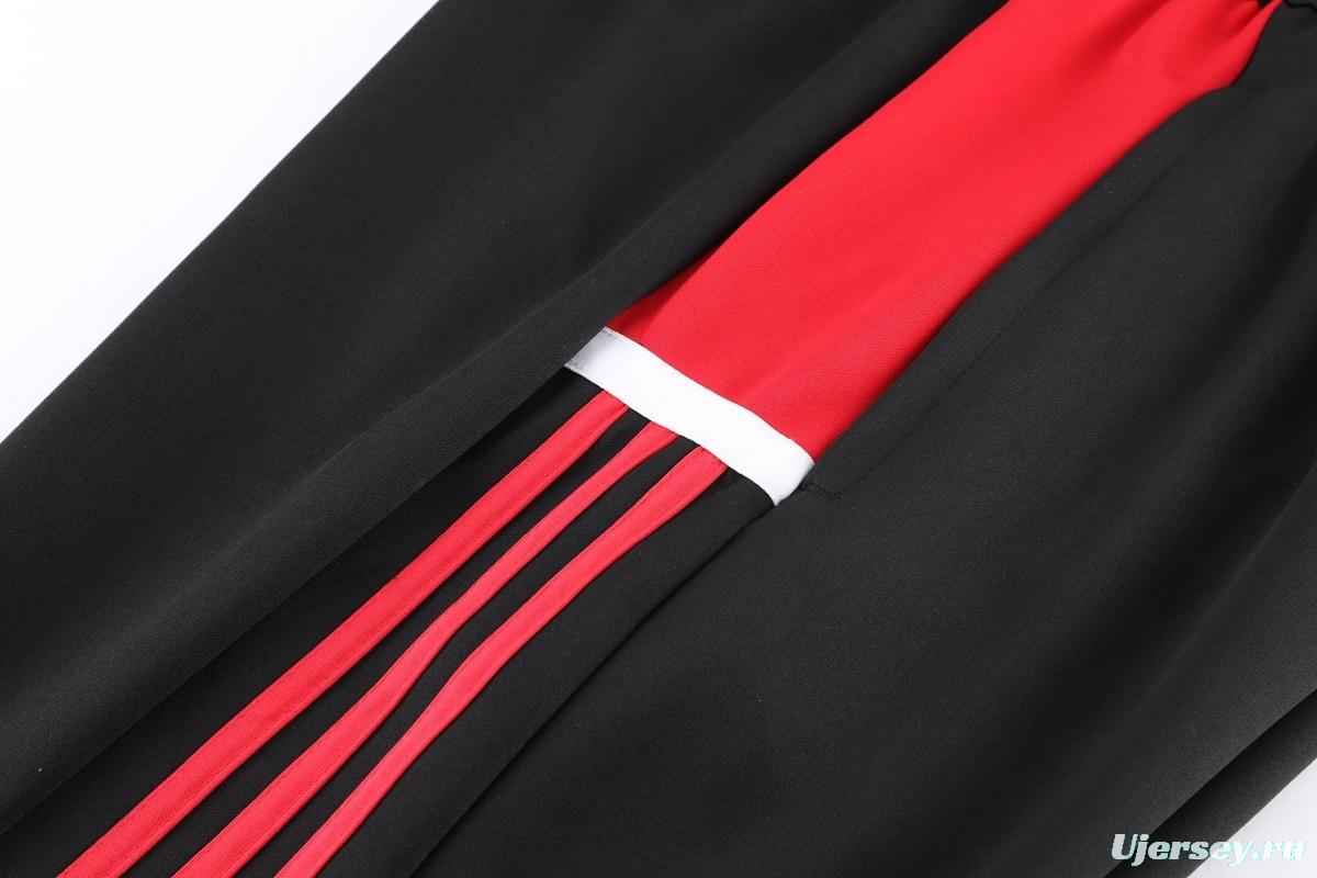 2026 Adidas Blue Full Zipper Jacket + Black Long Pants